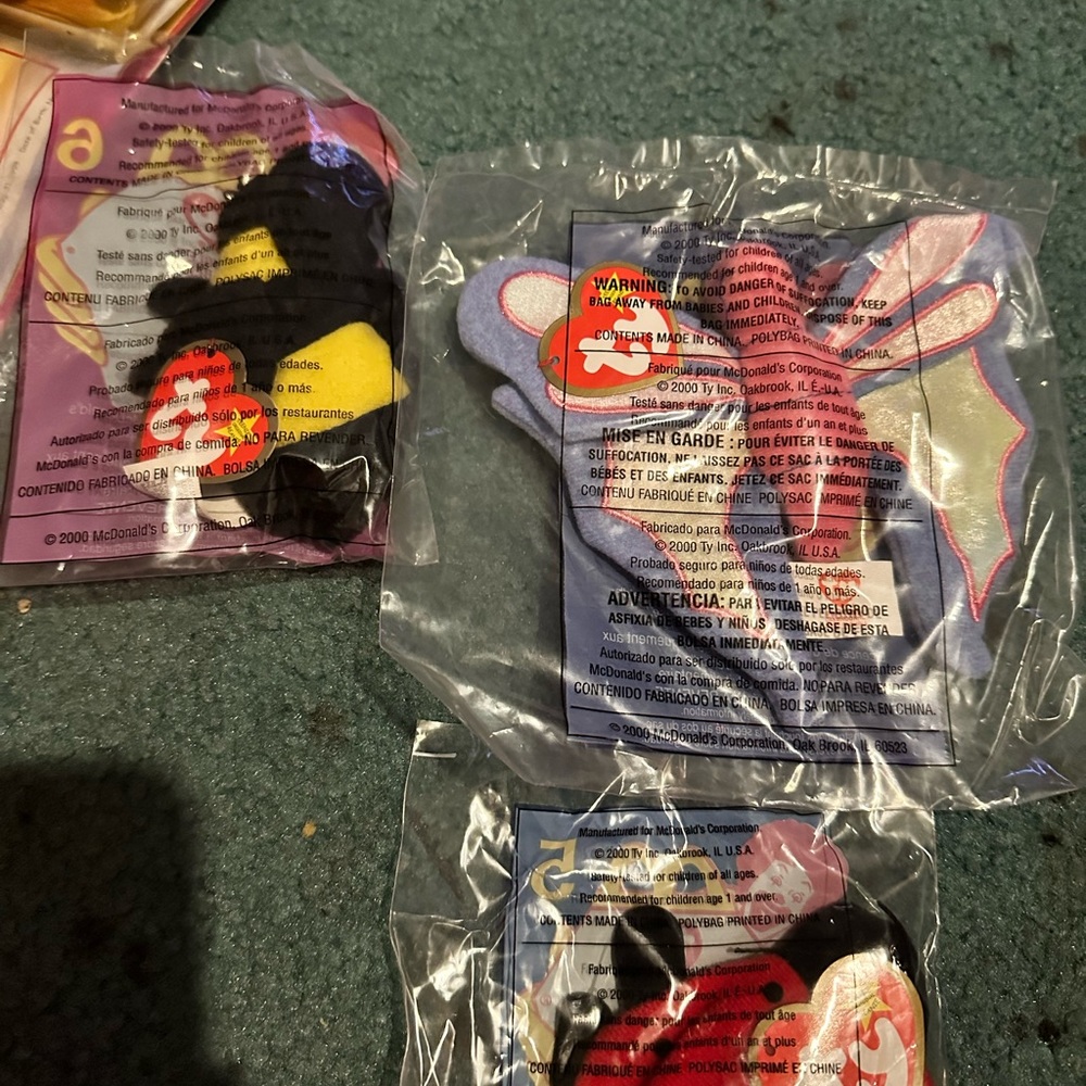 TY McDonald’s toys 2000’s